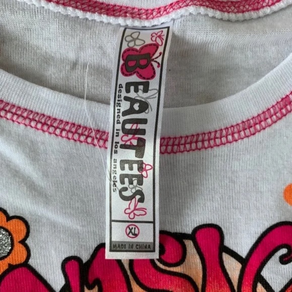 Beautees *2* NWOT Girls Graphic Tees (XL) - Picture 6 of 13
